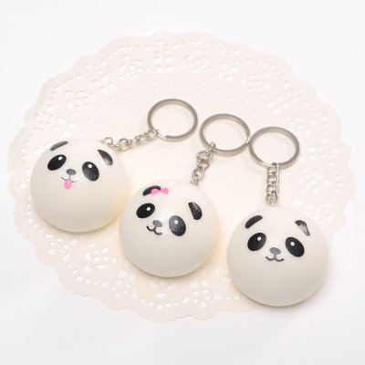 【創意迷你香味】仿真甜甜圈麵包鑰匙圈 - 香蕉包包吊飾 商品圖片 3