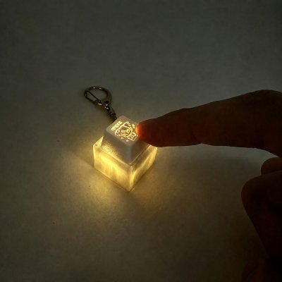 迷你機械鍵盤按鍵解壓玩具鑰匙圈