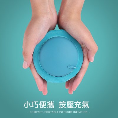 【3秒速充】自動充氣U型枕 - 飛機高鐵午睡 商品圖片 1