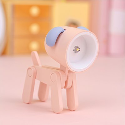 【萌寵造型燈】迷你檯燈夜燈-小狗小鹿床頭睡眠燈 商品圖片 8