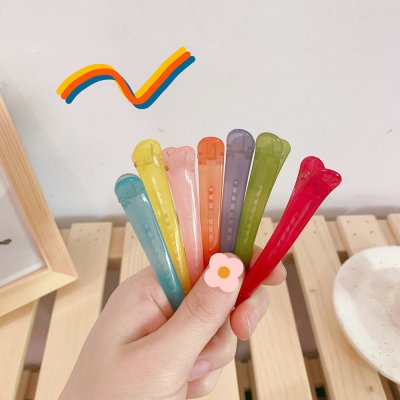 【果凍色3入】甜美瀏海夾-多色鴨嘴夾組 商品圖片 4