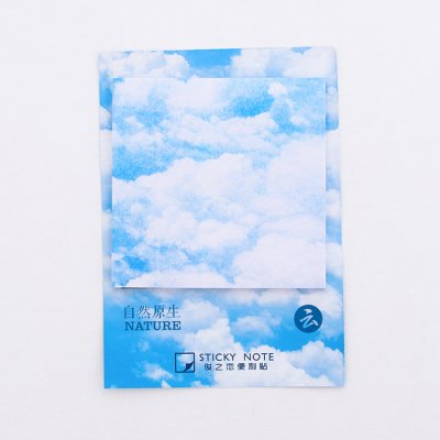 【冰晶系列】大自然原色便利貼 - 天空藍水泥灰N次貼 商品圖片 10