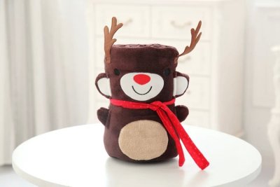 【聖誕限定】超萌造型珊瑚絨毛毯 - 嬰幼兒保暖午睡毯 商品圖片 6