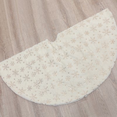 【冰晶雪花】聖誕樹地墊 - 節日裝飾布置 商品圖片 2