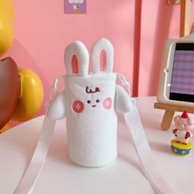 【動物造型】保溫杯套 - 毛絨斜背隔熱保護套 商品圖片 8
