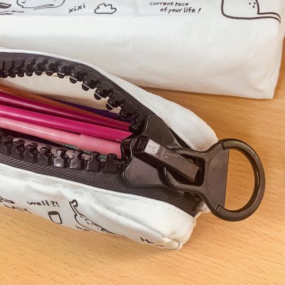【可愛貓咪帆布】筆袋 - 小清新學生文具收納袋 商品圖片 2