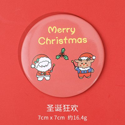 【聖誕迷你】隨身化妝鏡 - 可愛便攜補妝鏡 商品圖片 6