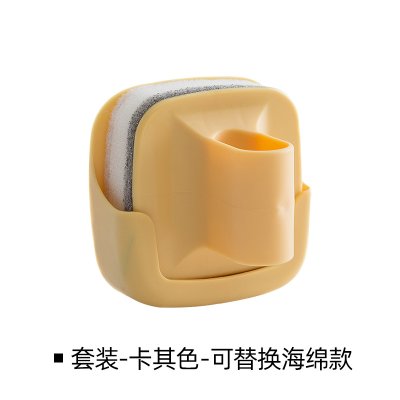 【長柄設計】壁掛海綿洗鍋刷-廚房清潔利器 商品圖片 9