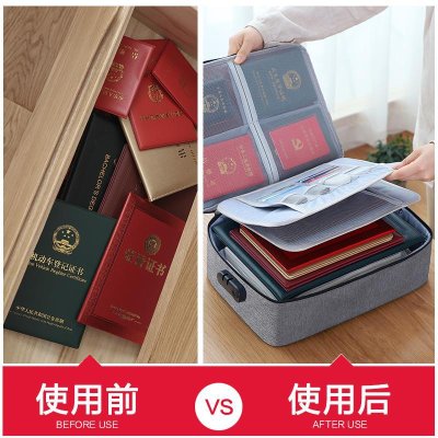 【RFID防盜】多層證件包-旅行文件收納 商品圖片 1