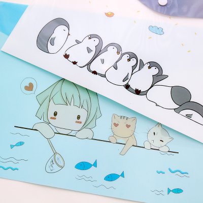 【防水文件袋】可愛半透明-A4 PVC收納資料袋 商品圖片 3