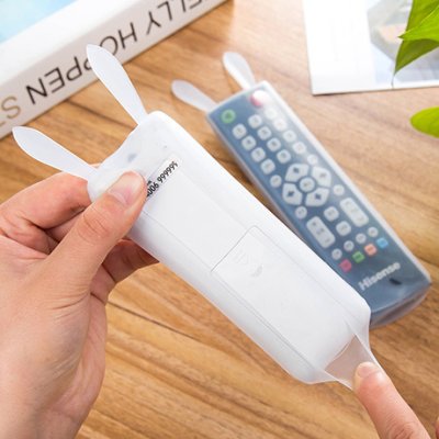 【夜光透明】可愛兔子矽膠遙控器套 - 冷氣電視保護套 商品圖片 3