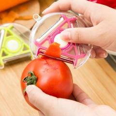 【三合一設計】旋轉削皮器 - 多功能刨絲刀