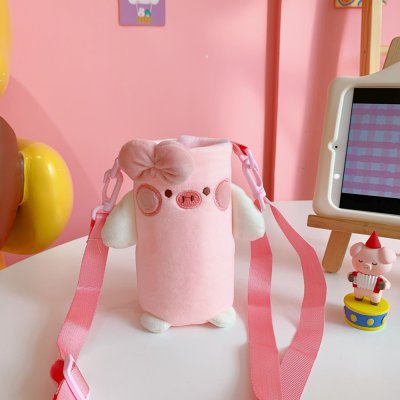 【動物造型】保溫杯套 - 毛絨斜背隔熱保護套 商品圖片 7