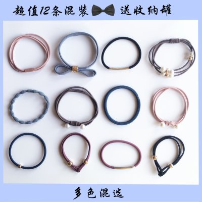 【簡約復古】髮圈12件組 - 多款造型不傷髮 商品圖片 8