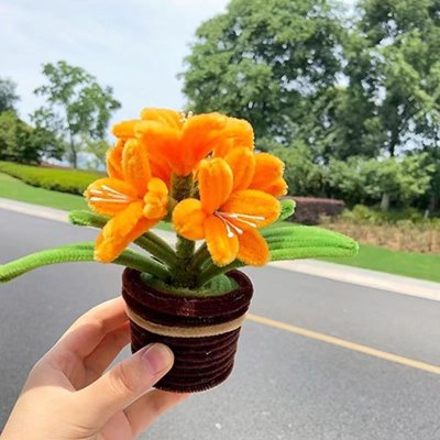 *DIY盆栽扭扭棒 花束小盆栽 手工材料包 商品圖片 3