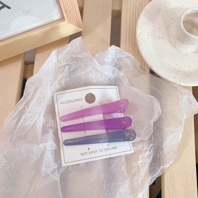 【果凍色3入】甜美瀏海夾-多色鴨嘴夾組 商品圖片 7