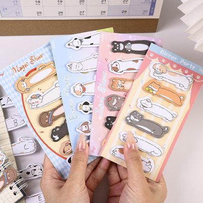 【手帳必備】創意便利貼套組 - 可愛卡通動物N次貼 留言標註貼紙 商品圖片 1