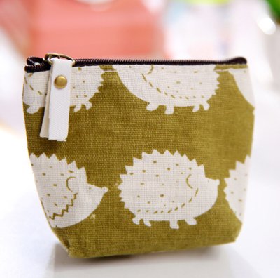 【可愛動物刺繡】帆布零錢包 - 學生小物多功能收納袋 商品圖片 9