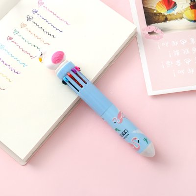 【Q版紅鶴】10色圓珠筆 - 超萌按壓原子筆 商品圖片 9