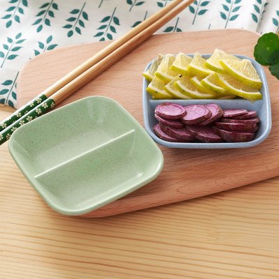 【小麥秸稈】日式醬料碟 - 環保分隔設計 商品圖片 3