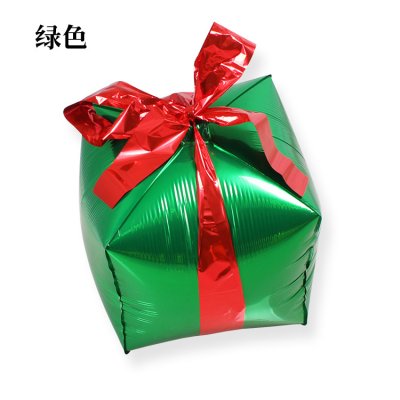 【節慶裝飾】立體禮盒造型鋁箔氣球 - 聖誕派對佈置 商品圖片 7