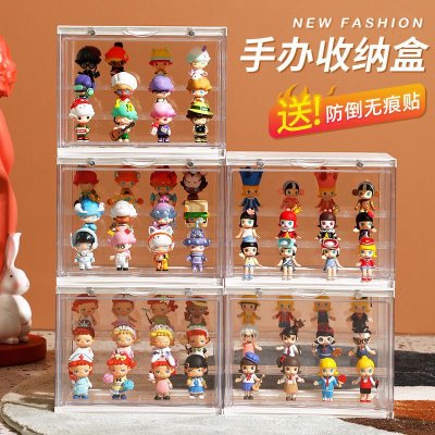 【磁吸三層】公仔展示盒 - 壓克力防塵架