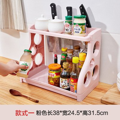 【雙層收納】廚房多功能置物架-刀具調料架 商品圖片 7