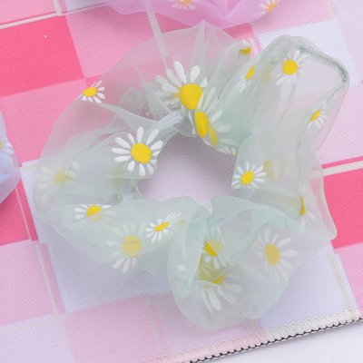【雛菊碎花】透明大腸髮圈-小花馬尾髮飾 商品圖片 3