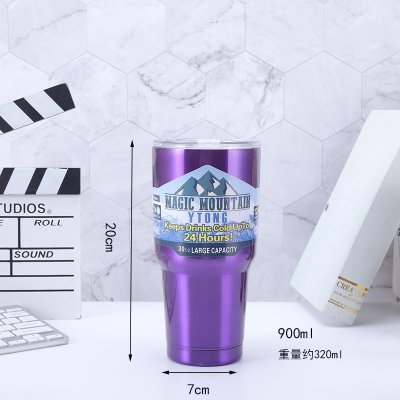 【900ML冰壩杯】大容量不鏽鋼-保冷保溫雙效 商品圖片 2