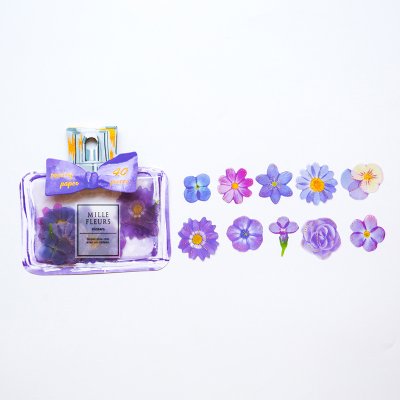 【精緻蝴蝶結】花瓣貼紙組 - 手帳香水瓶裝飾 商品圖片 5