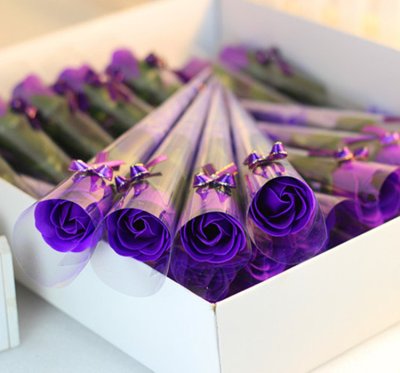 【浪漫玫瑰花】單支香皂花-情人節教師節創意禮品 商品圖片 2