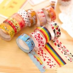 【韓風卡通】彩色圖案膠帶10入 - 裝飾文具膠帶 商品圖片 4