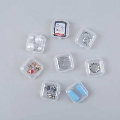 【透明分格】迷你收納盒 - 零件藥品飾品