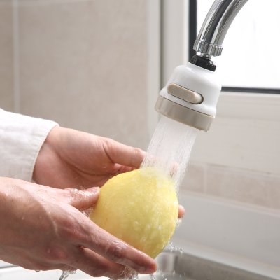 【廚房水龍頭加壓】節水器 - 三段式噴頭防噴濺過濾器