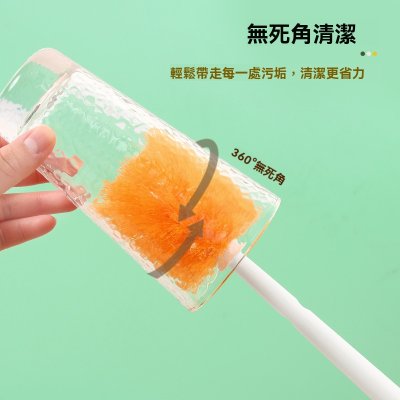 【胡蘿蔔五合一刷】杯刷奶瓶刷-矽膠保溫杯刷 商品圖片 4