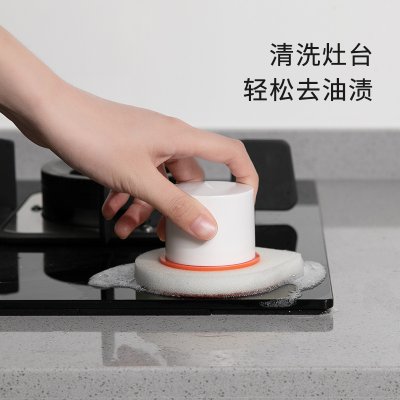 【強力去污刷】水滴金鋼砂-廚房浴室清潔刷 商品圖片 4