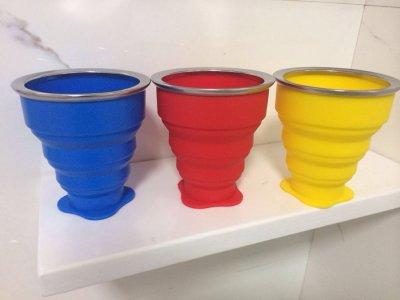 【多功能摺疊】創意矽膠水杯 - 戶外必備伸縮攜帶杯 商品圖片 5