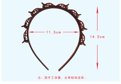 【氣質髮箍】鏤空編織-8夾瀏海固定髮飾 商品圖片 3