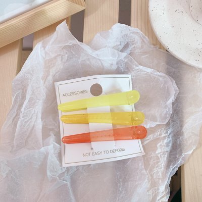 【果凍色3入】甜美瀏海夾-多色鴨嘴夾組 商品圖片 10