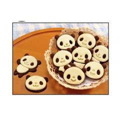 (４組入)【雙色熊貓】餅乾模具 - 假日親子DIY烘焙