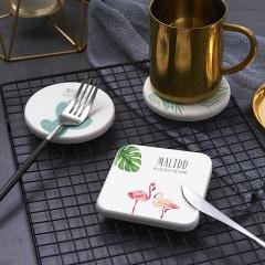 (８入)【印花矽藻土】杯墊 - 超吸水防霉墊 商品圖片 4
