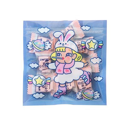 【可愛女孩】印花夾鏈袋 - 創意密封包裝糖果袋 商品圖片 5