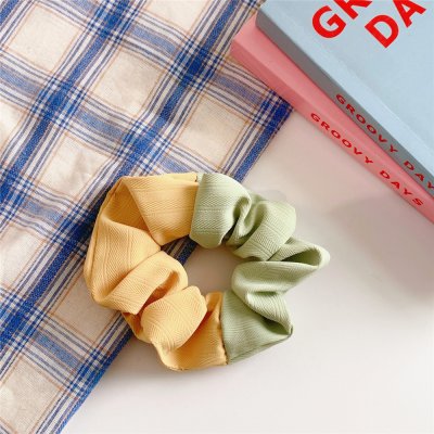 【雙色莫蘭迪髮圈】大腸髮圈-丸子頭布藝髮飾 商品圖片 8
