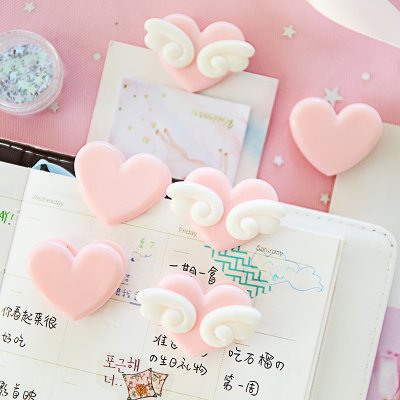 【粉嫩愛心】日系甜美夾子 - 學生文件裝飾 商品圖片 1