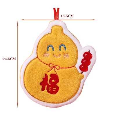 【創意擦手巾】新年珊瑚絨懸掛式擦手巾 商品圖片 7