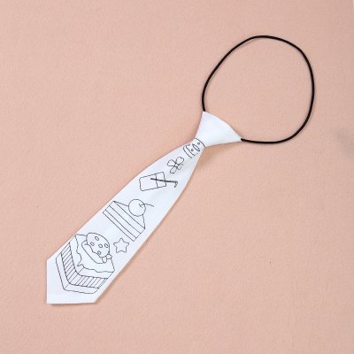 【空白帆布領帶】DIY材料包 - 父親節塗鴉禮物 商品圖片 7