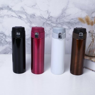 【304不鏽鋼】彈跳保溫杯500ml-簡約時尚 商品圖片 8