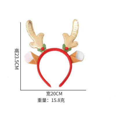 【聖誕造型髮箍】趣味頭飾-聖誕樹鹿角帽 商品圖片 5