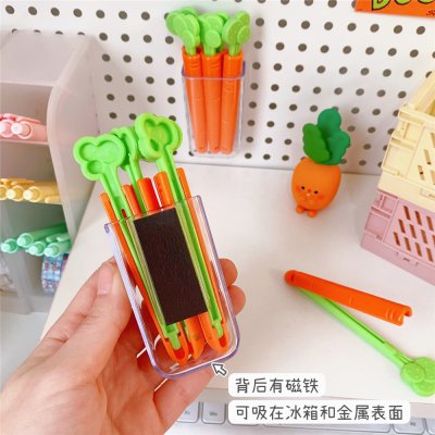 【胡蘿蔔封口夾】創意造型-裝密封保鮮夾 (5個) 商品圖片 3