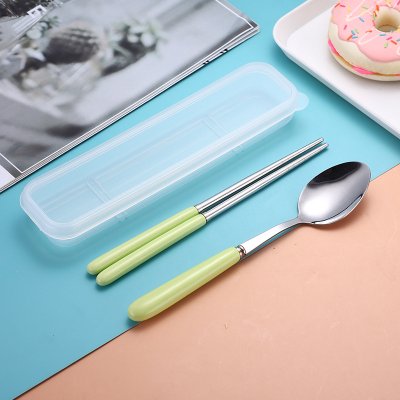【馬卡龍餐具組】陶瓷不鏽鋼-隨身環保餐具 商品圖片 5